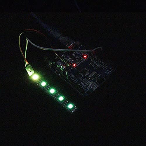 Treedix 48 pcs RGB LED WS2812B 5050 לוח אור מטריצה ​​אור רצועת אור רצועת ירידה ניתנת להתייחסות לנפרד עבור Arduino