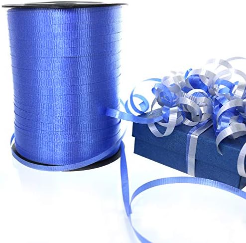 מתנה אקספרס 500 מטרים כחול קרלינג סרט עבור בלון סרט, בלון מחרוזת, אספקת גלישת מתנה, קישוטים למסיבה, אמנות