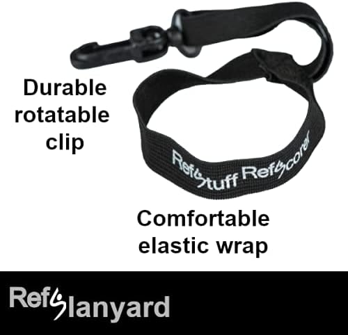 Refstuff refslanyard שופט כדורגל שופט ספורט רשמי שרוקית שריקת כף היד המשרוקית