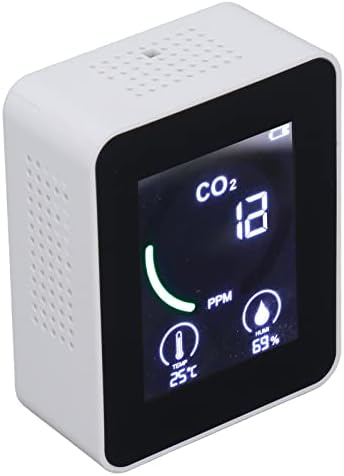מד פחמן דו חמצני ABS, רכיבים אלקטרוניים 1500mAh פחמן דו חמצני בוחן פיזור חום טוב לבית