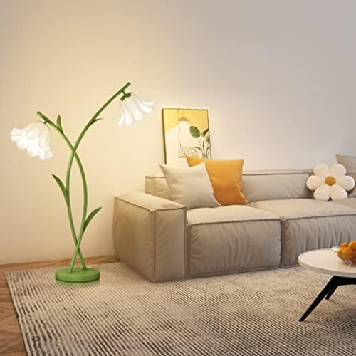Mgwye מנורת רצפת פרחים אנכית סלון יצירתי סלון חדר שינה מנורת מיטה ילדה מנורת מיטה