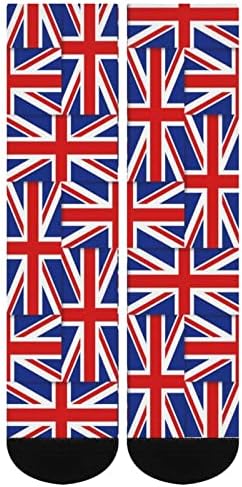 דפוס דגל בריטי מודפס צבע תואם גרביים אתלטי ברך גרביים גבוהים לגברים נשים