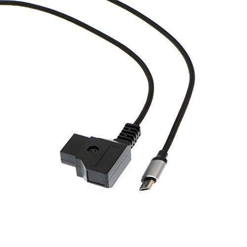 Uonecn D-Tap זכר למיקרו USB כבל חשמל מנועי עבור כבלים USB של גרעין TILTA NANO