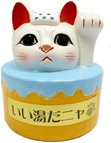 מיוצר ביפן Cat Cat Tokoname פורצלן אונסן מנקי Neko