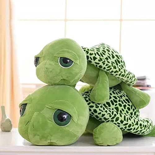 Guoqee Plush צעצוע חמוד צב עין חמוד כרית שינה כרית שינה קישוטי בעלי חיים 30 סמ