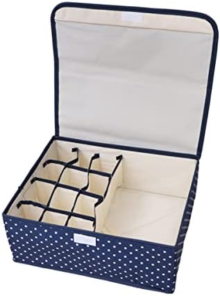 Alipis 1pcbox ארון בגדים תחתונים שטח חוסך מתקפל מארגן מארגן אוקספורד אחסון בד CLO רחיץ