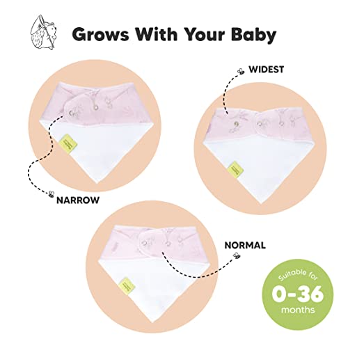 Keababies 8 -חבילה אורגני תינוקות בנדנה ביקוף, ביקוף תינוקות - ריר ריר לתינוקת, תינוקת - תינוקת תינוק,