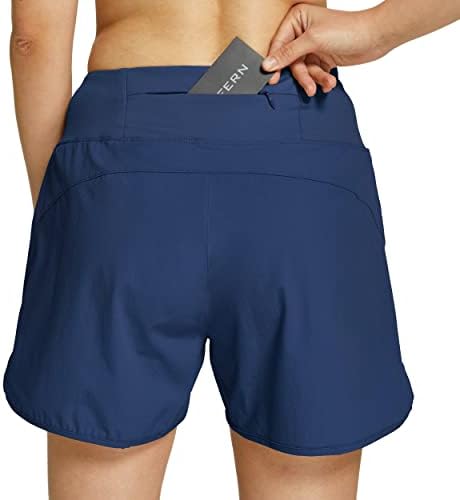 וויליט נשים 4 מכנסי טיול רגליים מכנסיים קצרים פעילים אתלטים עם כיס רוכסן ספורט יבש מהיר יבש