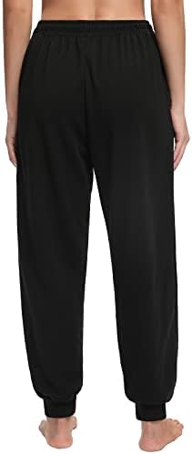 מכנסי טרניעה יוגה גבוהה של Culayii המותניים המותניים בקיץ מכנסיים מזדמנים יבש מהיר משקל משקל משקל שרוך מכנסיים