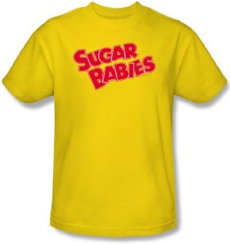 טוטסי רול חולצות - סוכר תינוקות למבוגרים צהוב טי