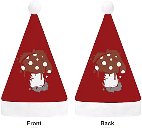 דם פטריות חג המולד כובע אישית סנטה כובע מצחיק חג המולד קישוטים