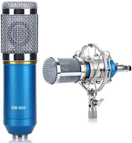 מקצועי הקבל מיקרופון קרדיואיד אודיו סטודיו ווקאלי הקלטת מיקרופון מיקרופון + הלם הר