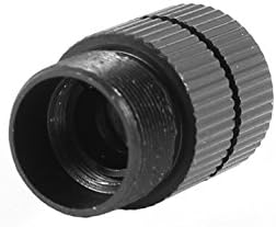 החלפת UXCELL מצלמת תיבת CCTV שחורה 25 ממ עדשת לוח אורך מוקד F1.2