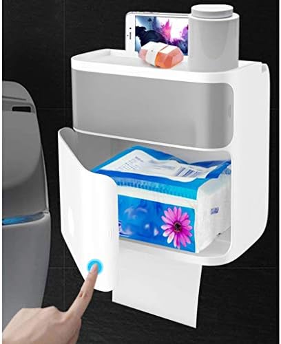 קופסת רקמות לשירותים של JYDQM, מגש נייר טואלט נייר טואלט מתלה טואלט משק בית חותם חותם יצירתי אטום מים