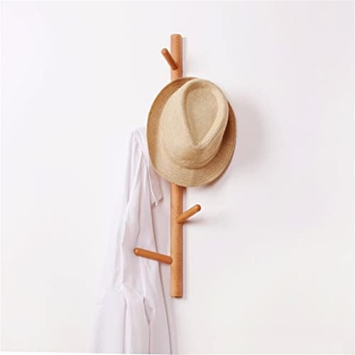 Lhllhl יד מעץ טבעי עץ עץ עץ מעיל מעיל מעיל מעיל כובע אשור כובע מפתח קיר וו קיר רכוב מתלה