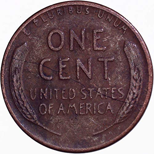 1944 D Lincoln Weat Cent 1c Fair