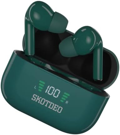 אוזניות אלחוטיות אוזניות Bluetooth עם USB-C מארז טעינה מהירה באוזניות אוזניים IP6 תצוגת LCD אטומה למים סאונד