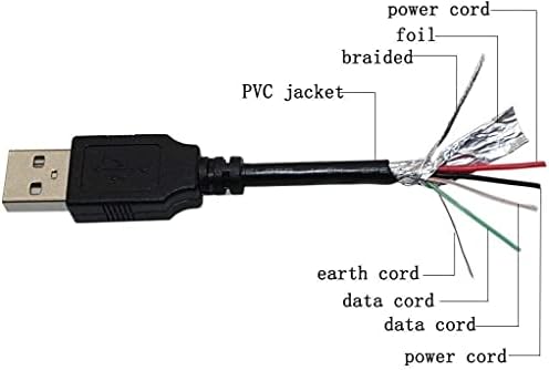 MARG כבל טעינה USB מחשב נייד מחשב נייד DC כבל חשמל מטען עבור KOCASO W700 W800 מרובע ליבות מחשב טאבלט
