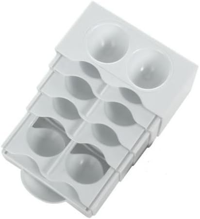 חושב עד עיצובים ביצת שטח מתקפל ביצת אחסון מגש-לחסוך מקום במקרר שלך
