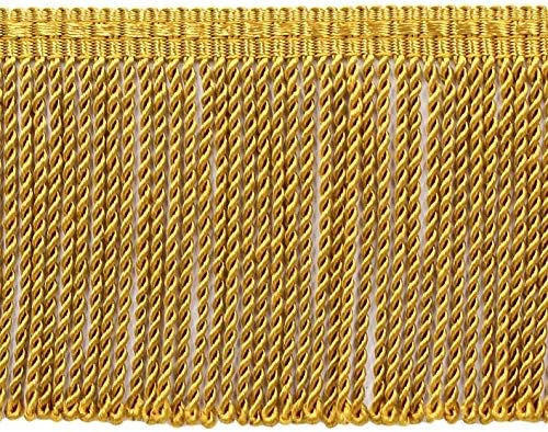 חבילת ערך 8 חצר - 3 אינץ 'אורך זהב ישן דק מטיל שוליים שוליים, סגנון BFTC3 צבע: D05