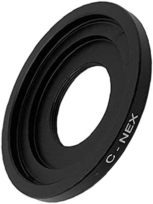 מצלמת סגסוגת אלומיניום של Mookeenone טבעת מתאם C-Nex לעדשת סרטים של סוני עבור Nex e Mount