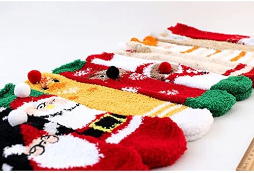 גרבי חג המולד של AFEIDD לנשים גרביים אלמוגים גרביים גרביים צבעוניות גרביים אתלטים קלים משקל קל משקל