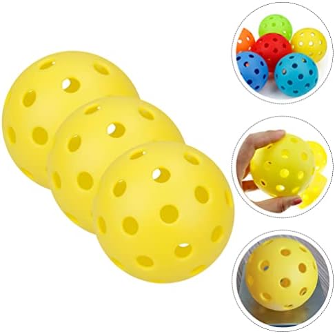 Besportble צעצועים חיצוניים צעצועים חיצוניים מחזות חיצוניים 3 יחידות כדורים 40 חורים אביזרי חמוצים