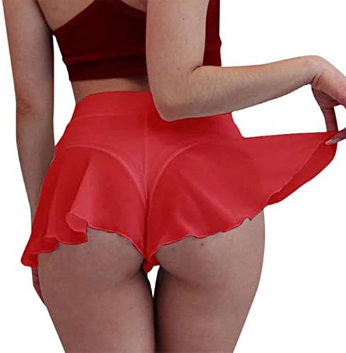 חצאיות ריקוד מותניים מיני סקסיות לנשים מוטות מוט פרוע מכנסיים חמים מכנסיים קצרים צמודים