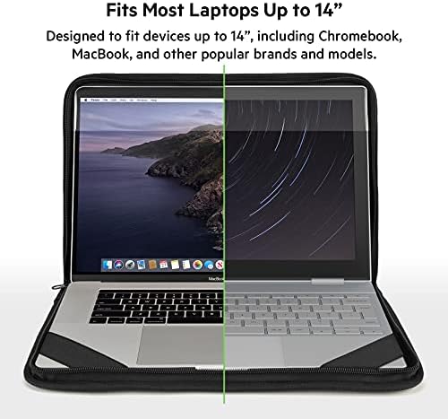 Belkin תמיד במחשב נייד שרוול מארז תואם למחשב נייד, טאבלט, Chromebook, iPad ו- MacBook להגנה על