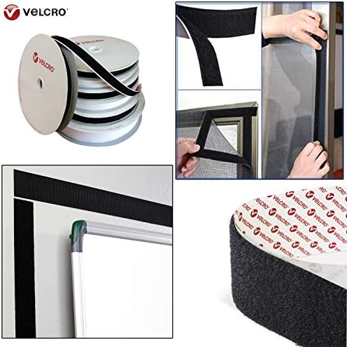 המותג Velcro® PS14 קלטת דבק עצמי וו אטב מגובה דביק