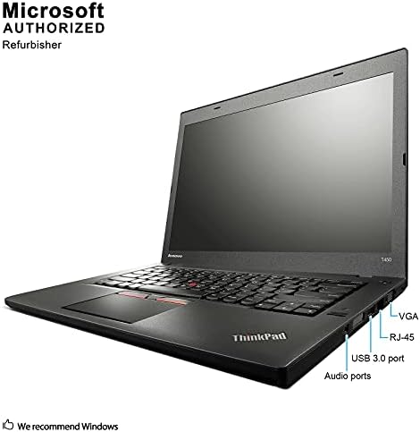 מחשב נייד עסקי לנובו ט450 14 אינץ', אינטל כפול ליבות איי5-5300 עד 2.9 ג 'יגה הרץ, 8 ג' יגה-בייט ראם,
