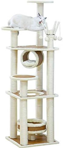 גדול מוצק עץ סיסל חתול צעצוע מדף פלטפורמת פלטפורמת חתול טחינת טפרי מסגרת חתול אספקת צעצועים בעבודת