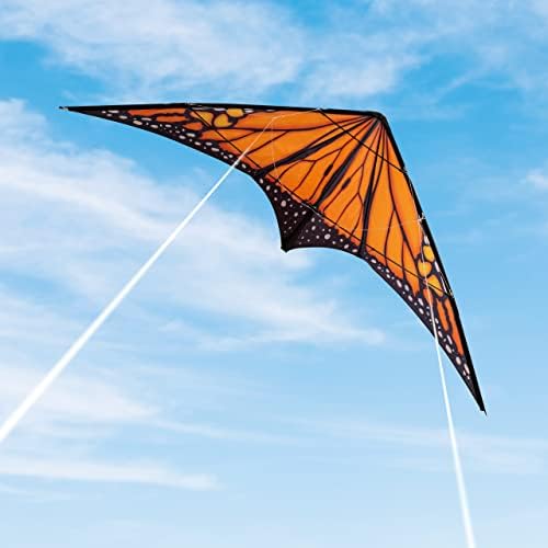 paleonearth mk2 עפיפון פעלולים כפול קו עם מוטת כנפיים בגודל 90 אינץ '