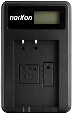 LP-E17 LCD מטען USB עבור Canon EOS 750D, EOS 760D, מצלמת EOS M3 ועוד