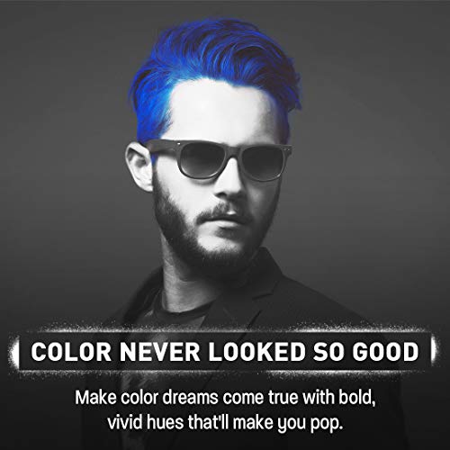 צבע אקס-שינוי צבע שיער קבוע למחצה, התזה של סגול