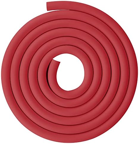 Stonylab צינורות גומי ואקום אדום, 45/64 אינץ 'OD 5/16 אינץ' זיהוי ואקום צינור גומי טבעי לאקום, 5/16 x 15/32 אינץ