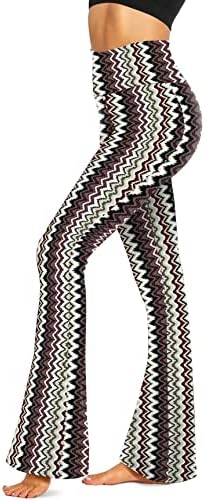 מכנסי הדפסה של Tnnzeet Palazzo לנשים, חותלות מתלקחות - מכנסי יוגה רגל רחבה של בוהו