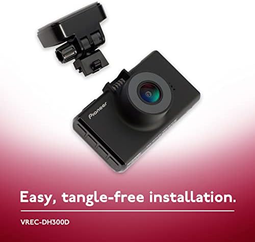 Pioneer VREC-DH300D 2 ערוצים הקלטה כפולה 1440p מערכת מצלמות WQHD DASH עם מסך LCD 3 אינץ '