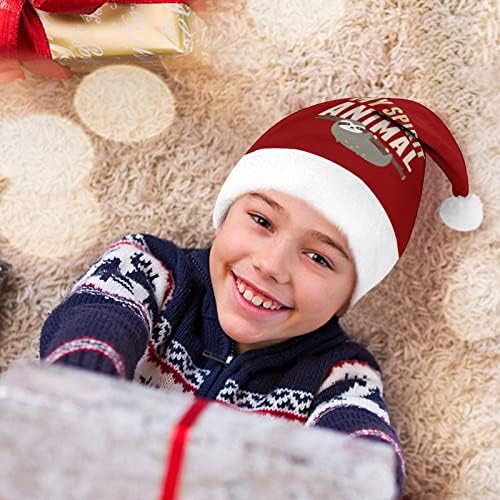שלי רוח בעלי החיים עצלן חג המולד כובע אישית סנטה כובע מצחיק חג המולד קישוטים