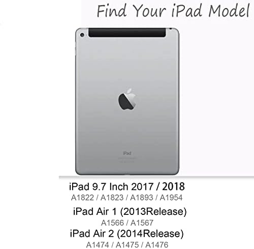 IPAD 9.7 אינץ 'חמישי/6 מדור מארז, iPad Air 1/2 מארז, Feams Slim PU עור ipad 9.7 אינץ