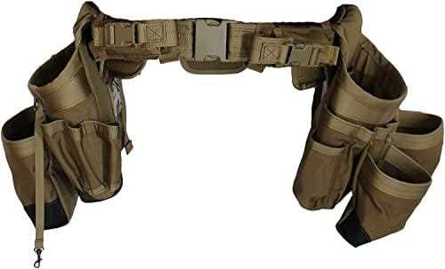 Spec Ops Gear Gear SF-18 חגורת כלים טקטי של צ'רלי עם כיסי כלים גדולים, מארגן כלי חגורת השירות