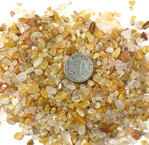 50 גרם טבעי זהב צהוב ירקן חצץ קריסטל אבן רוק דגימת ריפוי טבעי אבנים ומינרלים ילש108