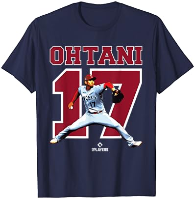 MLBPA - בייסבול ליגת המייג'ור Shohei Ohtani Mlboht2014 חולצת טריקו