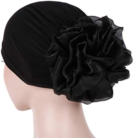 מבצע נשים גדול פרח טורבן כובע ראש לעטוף בארה ' סרטן הכימותרפיה כפת כובע שיער אובדן כיסוי