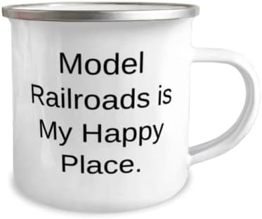 מסילות רכבת מודל הוא המקום המאושר שלי. דגם מסילות ברזל 12 עוז חניך ספל, שימושי דגם מסילות ברזל מתנות,
