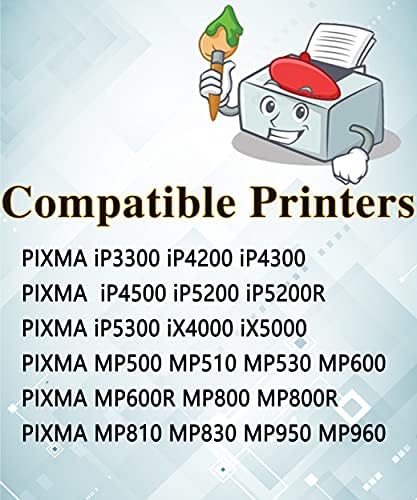 MM הרבה ויותר תואם מחסנית דיו החלפת CANON PGI-5 PGI5 PGI-5BK CLI-8 CLI8 לשימוש עבור PIXMA MP500 PIXMA MP530