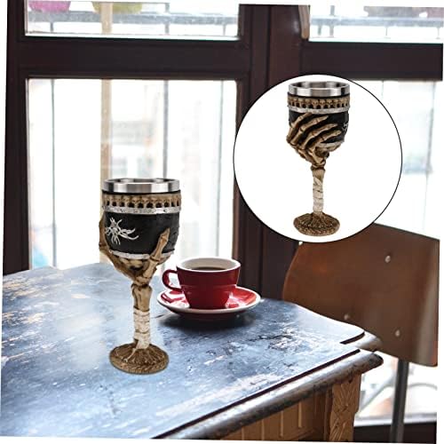עבאודם גביע פסל דקור זכוכית כוסות שתיית משקפיים 1 מחשב גביע גביע כוס ליל כל הקדושים המפלגה טובות גולגולת