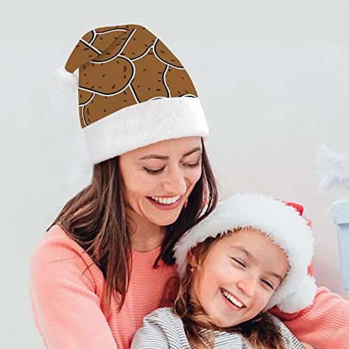 תפוחי אדמה חג המולד כובע סנטה כובע עבור יוניסקס מבוגרים נוחות קלאסי חג המולד כובע עבור מסיבת חג המולד חג