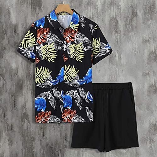 BMISEGM חולצות חוף קיץ לגברים Mens Summer אופנה פנאי הוואי חוף הים חוף חוף דיגיטלי תלת מימד חליפות