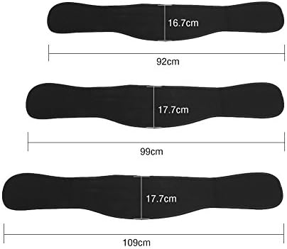 XPSSSJMU בגודל שלוש גודל של חגורת משקולות שחורה חגורת חגורת כושר המותניים בחזרה לתמיכה בחגורת אימונים לתרגיל לחגורת